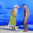Kristen Wiig – With Ricky Martin filming ‘Mrs. American Pie’ in San Pedro