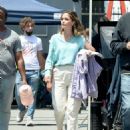 Rose Byrne – Filming ‘Platonic’ in downtown Los Angeles - 454 x 568