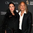 Kirk Hammett and Lani Hammett attend the Pre-GRAMMY Gala And GRAMMY Salute To Industry Icons Honoring Clarence Avant on February 9, 2019 - 432 x 600