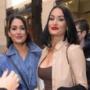 Nikki Bella – With Brie Bella are seen exiting the NBC Rockefeller Studios in New York - 454 x 678