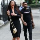 Alice Goodwin in Black Ttight Dress – Eexits ‘Celebs Go Dating’ with Jermaine Pennant in London