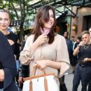Alexandra Daddario – Leaving her hotel in New York