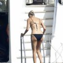 Natasha Poly – In a bikini on a yacht in Sardinia - 454 x 681