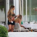 Lottie Tomlinson – On her holidays with a friend in Ibiza - 454 x 296