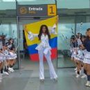 Geraldine Quiroz- Departure from Colombia for Reina Mundial del Banano 2022