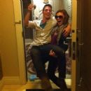 Holland Roden and Colton Haynes