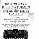 Jacob Anton Zallinger zum Thurn