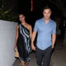Roselyn Sanchez – With hubby Eric Winter seen at Catch Steak in West Hollywood - 454 x 685