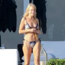 Cecilia Bolocco – In a bikini during a vacation in Miami - 454 x 636