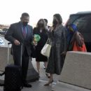 Angelina Jolie – With daughter Zahara Jolie-Pitt Arriving to the airport in Washington DC - 454 x 501