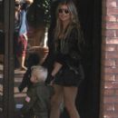 Fergie celebrate a birthday dinner at Chin Chin for son Axl's 2nd birthday in Brentwood, California on August 29, 2015
