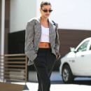 Hailey Bieber – Goes to a meeting in Los Angeles