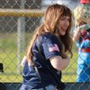 Alyssa Milano at Her Son’s Baseball Game in Thousand Oaks
