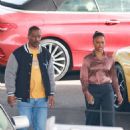 Taylour Paige – Filming ‘Beverly Hills Cop 4’ in Los Angeles - 454 x 681