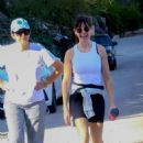 Alison Brie – Enjoys a walk with a friend in Los Angeles - 454 x 710