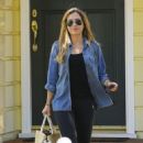 Christine Ouzounian is spotted leaving her home in Santa Monica, California and heading to a meeting in Century City on August 14, 2015 - 454 x 577