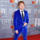 Ed Sheeran wears Etro - 2022 Brit Awards on February 9, 2022