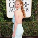 Jessica Chastain At The 2013 Golden Globe Awards