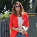 Cindy Crawford  Heading to a Business Meeting in Malibu