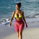 Farrah Abraham – In a bikini for thanksgiving in Turks and Caicos beach