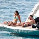 Antonela Roccuzzo – With Lionel Messi and Daniella Semaan on a yacht in Ibiza - 454 x 293