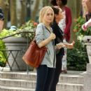 Justine Lupe – With Mila Kunis on set of the ‘Luckiest Girl Alive’ in New York