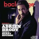Adrien Brody - Backstage Magazine Cover [United States] (20 August 2014)