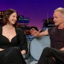 Caitriona Balfe and Sting At The Late Late Show with James Corden (2020) - 454 x 255