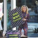 Annalynne McCord &#8211; Attending a protest at the Balenciaga Store in Beverly Hills