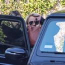 Britney Spears – Exits her manager Cade Hudson’s house in Los Angeles