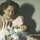 Maria Montez and baby daughter Tina Aumont in 