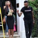 Alice Goodwin in Black Ttight Dress – Eexits ‘Celebs Go Dating’ with Jermaine Pennant in London