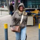 Kerry Katona – Caught up in storm Eunice while arriving at Steph’s Packed Lunch - 454 x 655