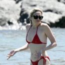 Stephanie Pratt &#8211; Seen in a red bikini in Mykonos