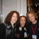 Marty Friedman & Dave Ellefson with Ronnie James Dio - 454 x 340