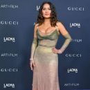 Salma Hayek wears Gucci - LACMA Art + Film Gala on November 5, 2022