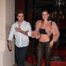 Nicola Peltz – With Brooklyn Beckham enjoyed dinner at the Royal Monceau in Paris