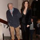 David Bailey is accompanied by wife Catherine, followed by Armand Leroi and Jerry Hall, as he makes his way into the National Portrait Gallery - 454 x 499