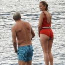 Alicia Agneson – With the director at ‘Julius Baer’ Niclas Slyta seen during holidays in Lake Como - 454 x 508