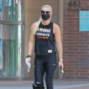 Lindsey Vonn – Takes spin in a new $180,000 Aston Martin SUV in Beverly Hills