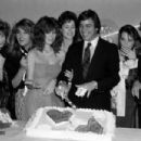 John Casablancas at an Elite Modeling Agency Party with his models in 1983