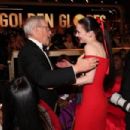 Steven Spielberg and Rachel Brosnahan - 81st Golden Globe Awards (2024)