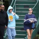 Hailey Bieber – Seen after workout at Hot Yoga in Los Angeles