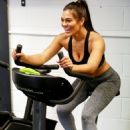 Lydia Clyma – Gym workout candids - 454 x 681
