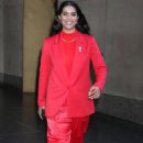 Lilly Singh – In a Vibrant red suit at NBC’s Today Show in New York - 454 x 694