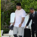 Blac Chyna and Rob Kardashian Leaving The SLS Hotel in Miami Beach, Florida - May 14, 2016