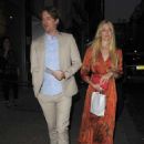 Fearne Cotton with Jesse Wood at NOBU restaurant in London