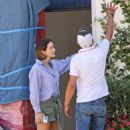 Katharine McPhee – With David Foster at their new house in Brentwood