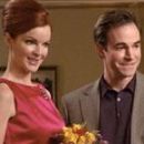Marcia Cross and Roger Bart