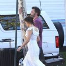 Jennifer Lopez – With Ben Affleck on the set of his untitled ‘Nike’ project in Los Angeles
